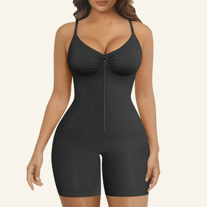 Bodysuit Faja Moldeadora con Cierre Frontal — Control Abdominal Sin Costuras