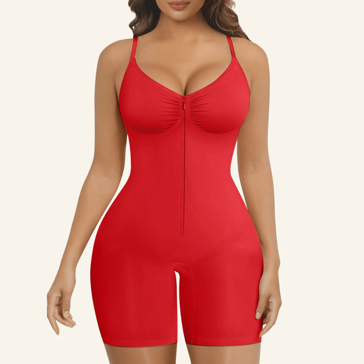 Bodysuit Faja Moldeadora con Cierre Frontal — Control Abdominal Sin Costuras