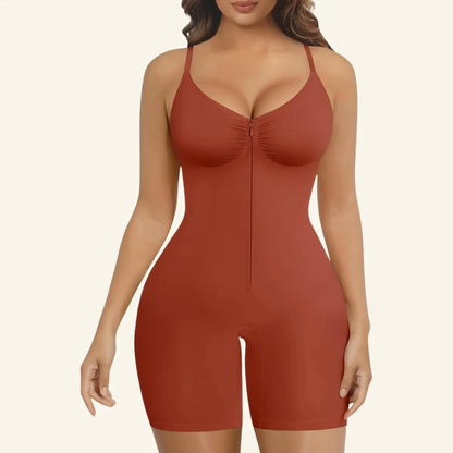 Bodysuit Faja Moldeadora con Cierre Frontal — Control Abdominal Sin Costuras