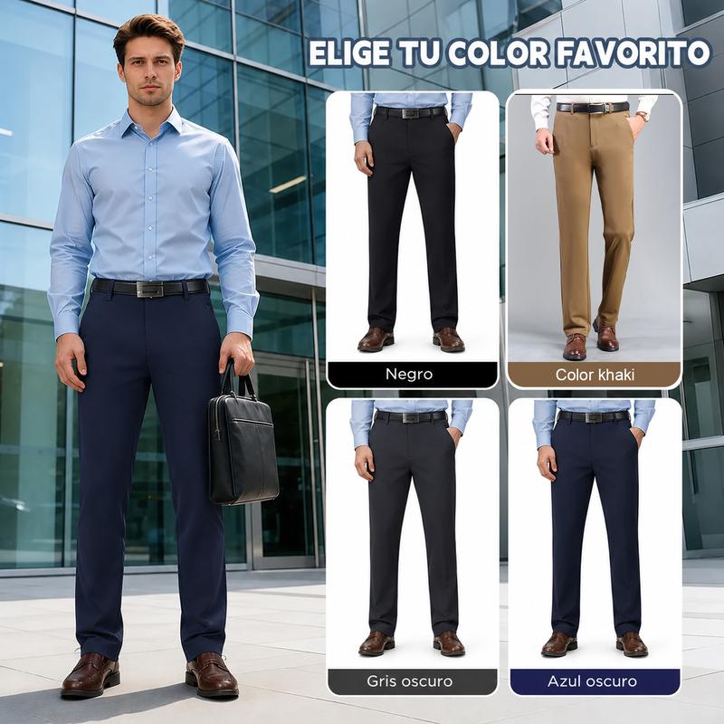 Elige tu color favorito: negro, khaki, gris oscuro, azul oscuro